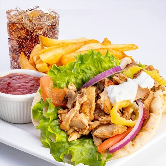 Chicken Gyro Combo.